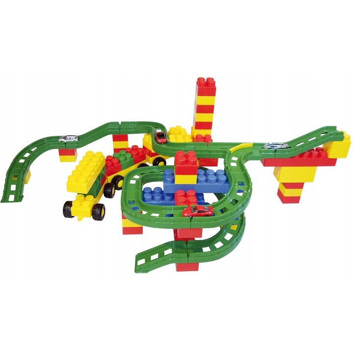 Set de constructie ERS 61 piese, multicolor