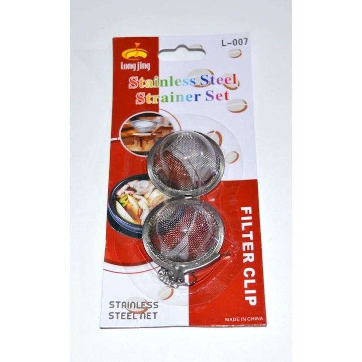 Sitko pentru ceai NET-POL KR-011, inox, 5x5cm