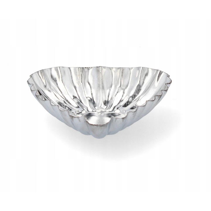 Chomik tortaformák, 4 darabos, 7x6,5x1,5 cm, fémes