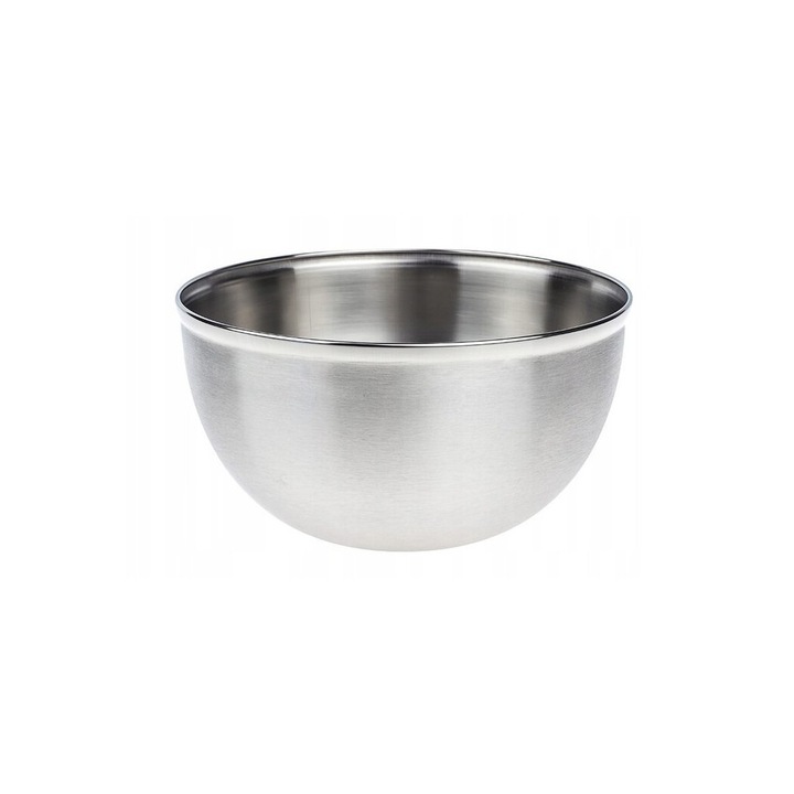 Bol din inox SSW, 28cm, adancime 14,5cm, pentru amestecat si servit