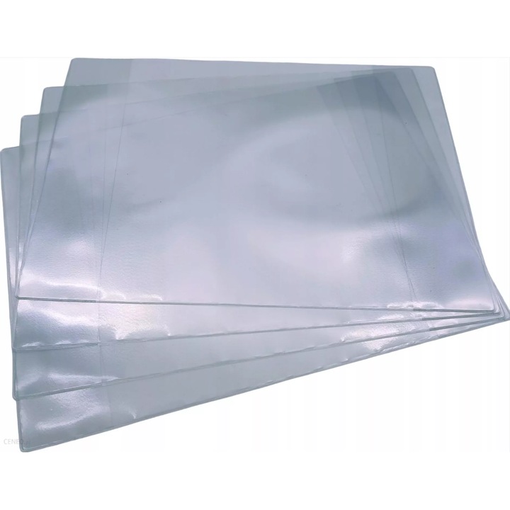 Set 50 coperti pentru caiete A5, Tabo, transparente, ajustabile 32-96 pagini