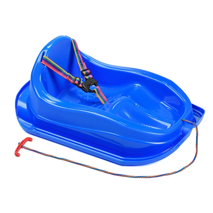 Sanie MARMAT, 3 piese, cu spatar, 70x51x28cm, albastru