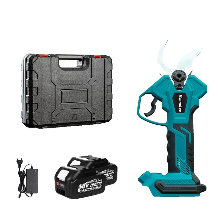 Ножица за градинарство, Електрическа, 2x 5.0Ah, Ергономичен дизайн, Пластмасова кутия, 50 мм