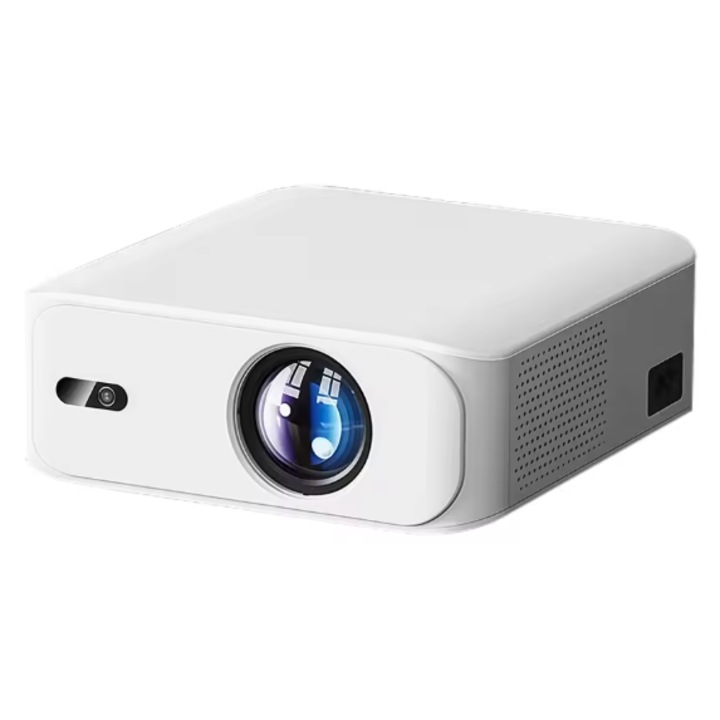 Videoproiector AOKANG JY360, Android 13, Wi-Fi6, Bluetooth 5.0, portabil, Suport 4K UltraHD, Netflix, Disney+, Youtube, Focus Automat, Keystone Automat, HDMI, USB, Alb-Negru