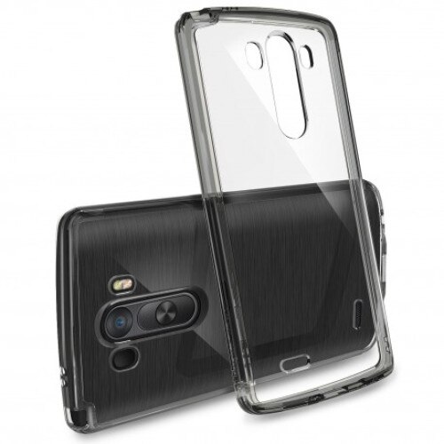Husa Ringke FUSION LG G3 SMOKE BLACK+BONUS Ringke Invisible Defender Screen