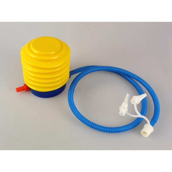Pompe de umflat 7&7, Pompa noastra plastica, 12x9 cm, 2 capete