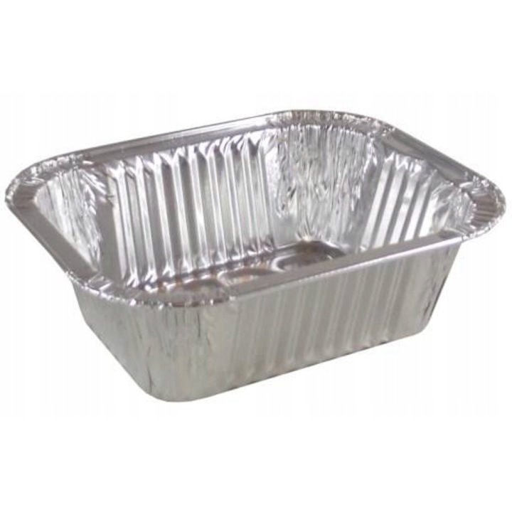 100 darabos alumínium sütőforma készlet, 250 ml, Tabo, 113x88x43mm