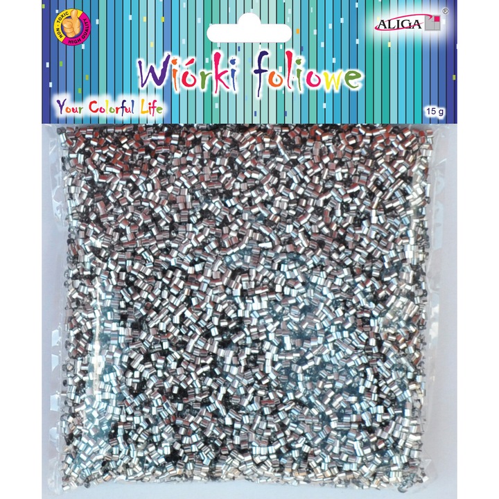 Strasuri, Aliga, argintiu, 15g