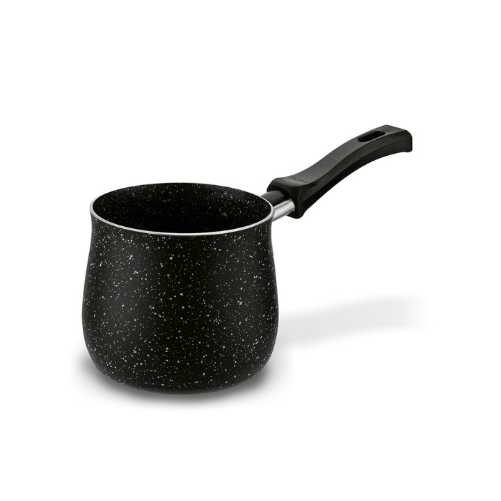 Ibric, Tadar, aluminiu/marmura, 0,8 l, non-stick, negru