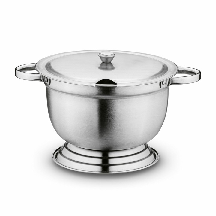 Bol pentru supa Tadar, 2,7 l, inox, cu capac, 20cm