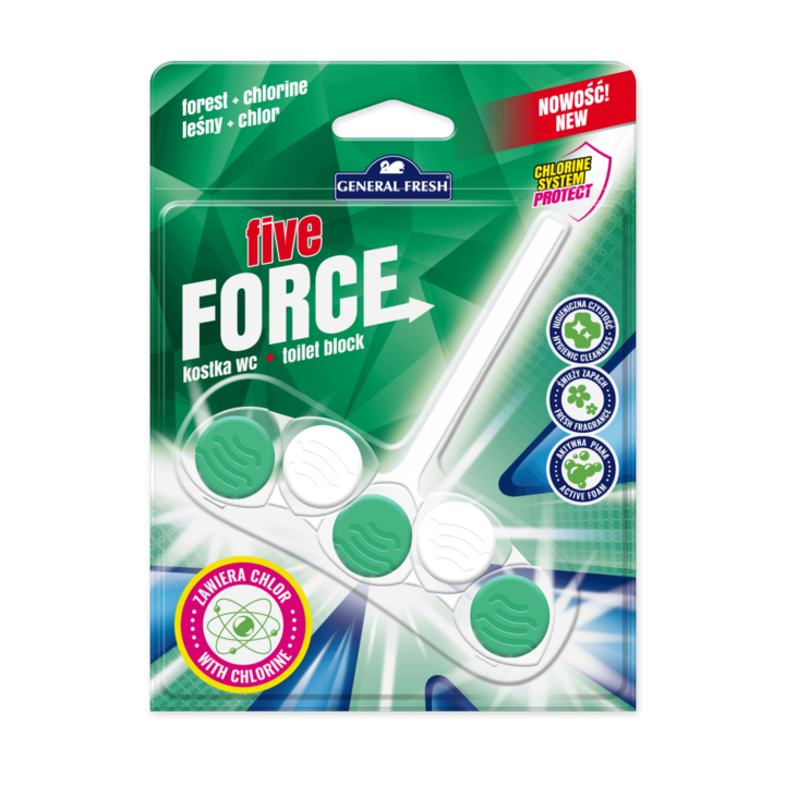 Ароматизатор за тоалетна Five-Force General Fresh 50гр