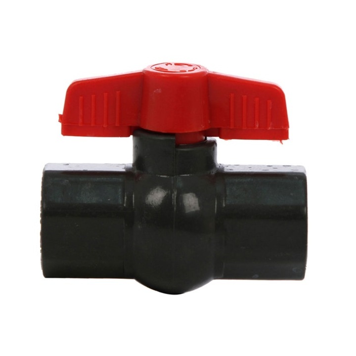 Robinet apa, PVC, filet interior-interior, D 1 1/4"