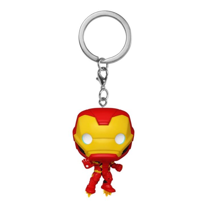Ключодържател Funko Pop, Marvel NC, Iron Man, 3 х 4 х 3 см, Многоцветен
