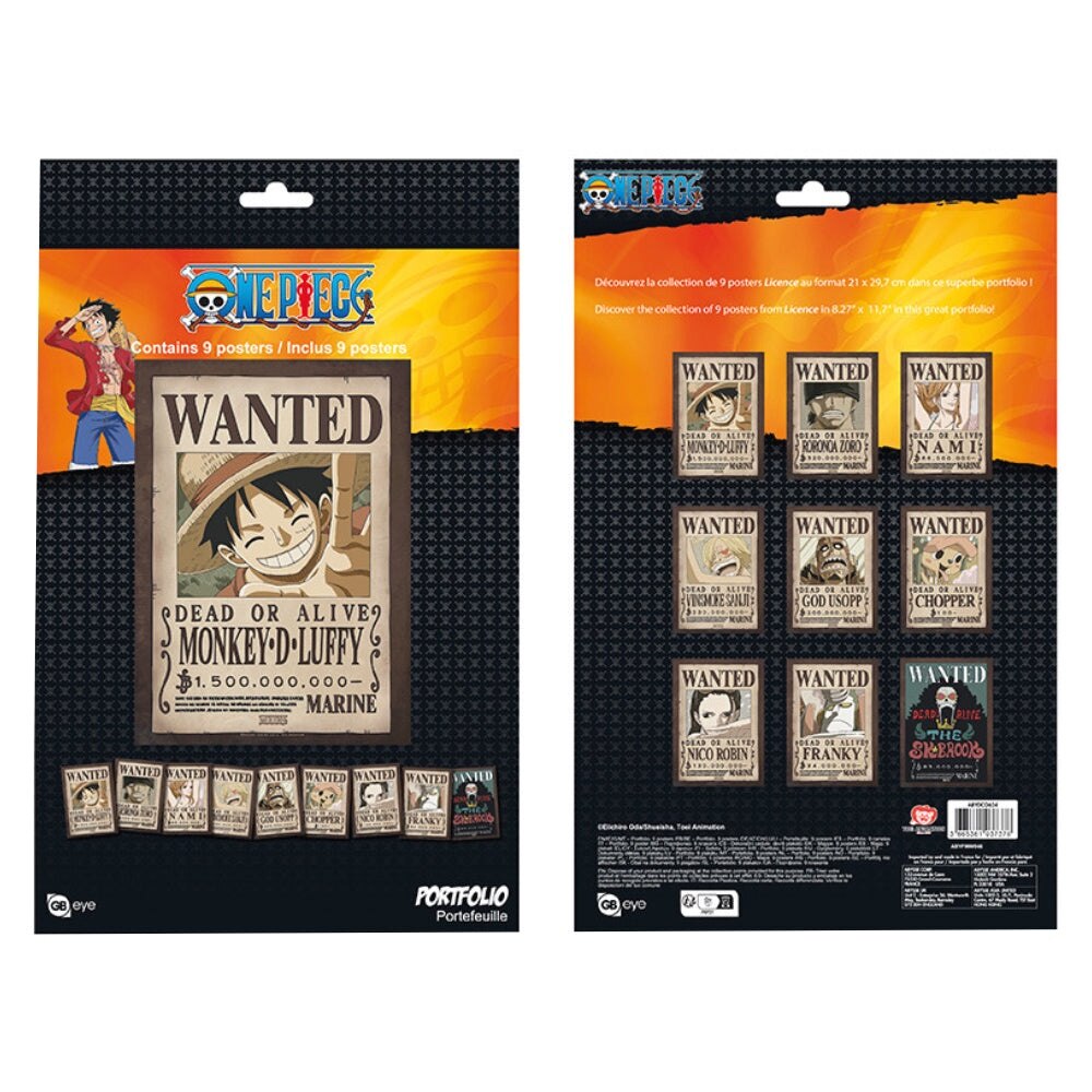 ONE PIECE - Set 2 Posters Chibi 52x38 - Wanted Zoro & Sanji
