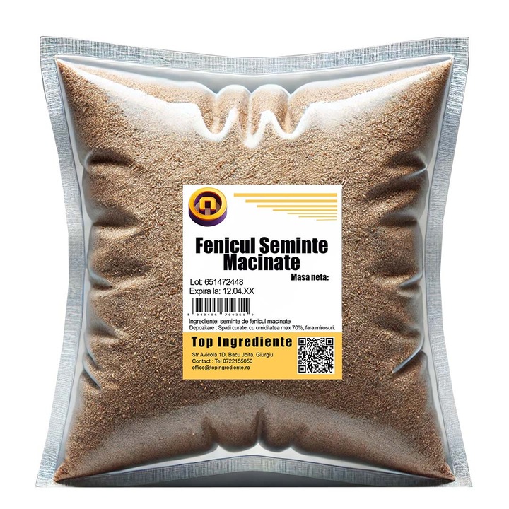 Fenicul Seminte Macinate, Punga 5kg
