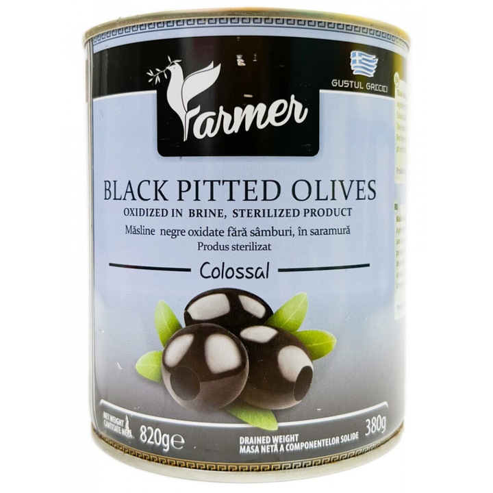 Masline negre colosal 820g