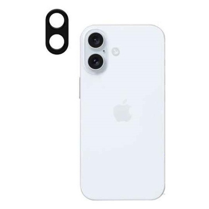 Folie de protectie tempered glass camera pentru Apple iPhone 16 Plus black