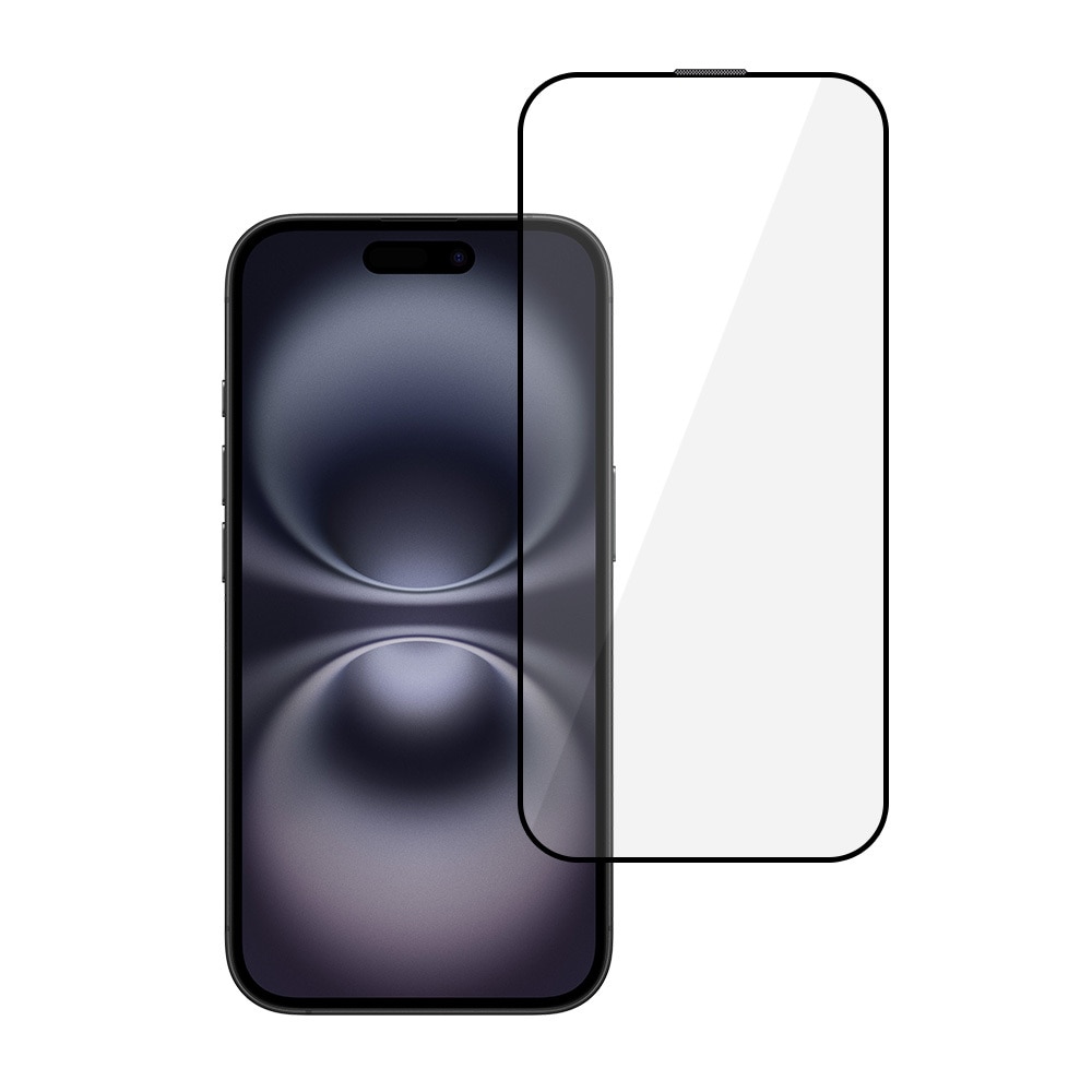 Folie de protectie pentru iPhone 16 Pro MAX Full Glue Tempered Glass BLACK