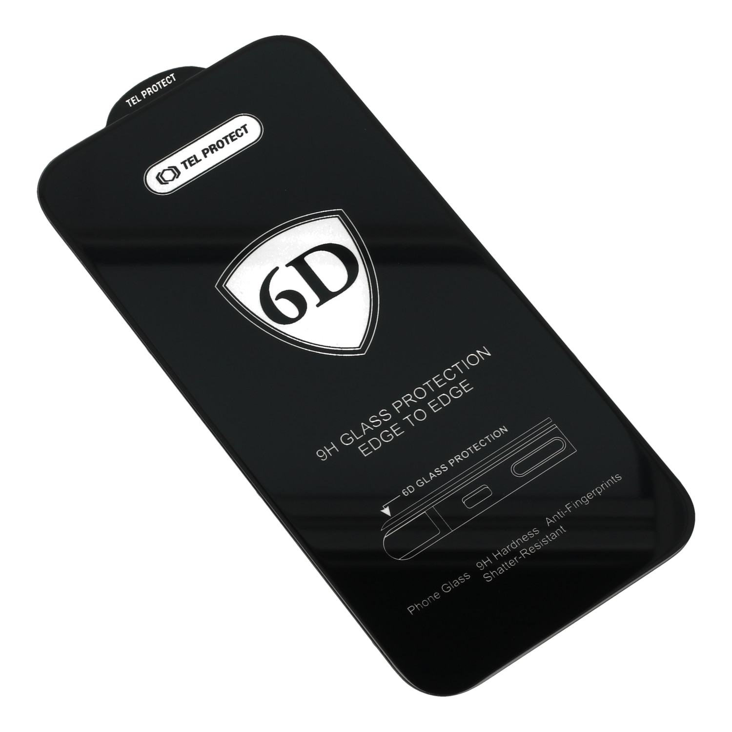 Folie de protectie pentru iPhone 16 Pro MAX Full Glue Tempered Glass BLACK