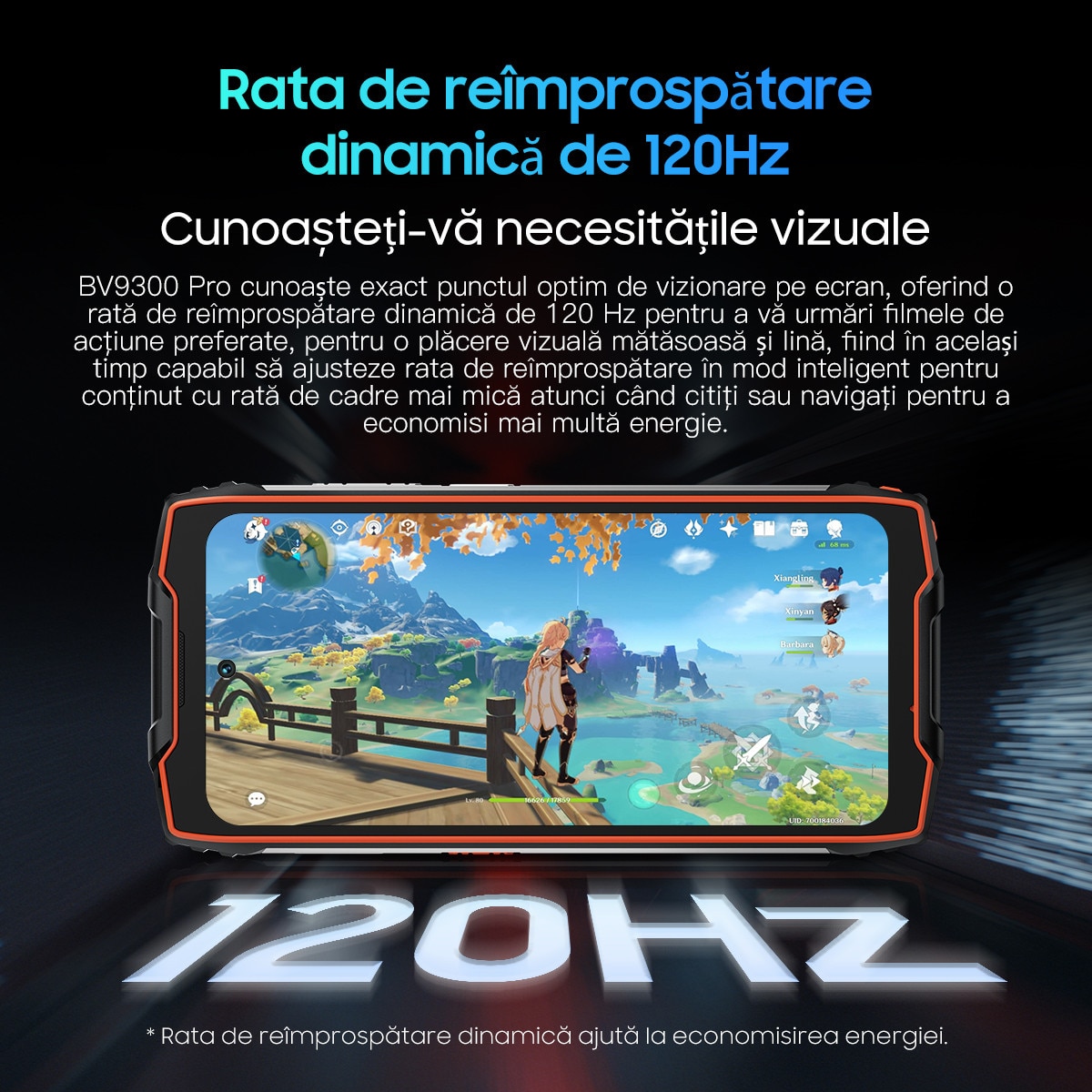 Telefon mobil Blackview BV9300 Pro, 36GB Ram(12GB+24GB extensibili), 256GB Rom, 15080mAh, Ecran dublu 6.7", Afisator de ceas, Android 13, Caracteristici faciale/NFC/amprente digitale, Verde