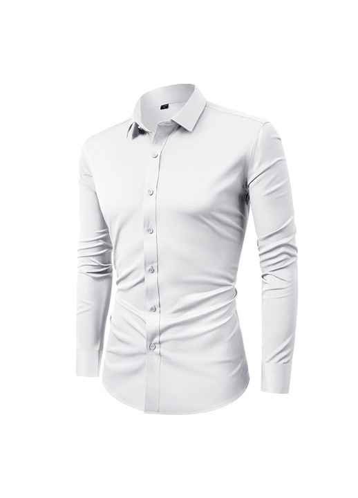 Férfi ing S SYMEFER, lezser, fehér, Fehér