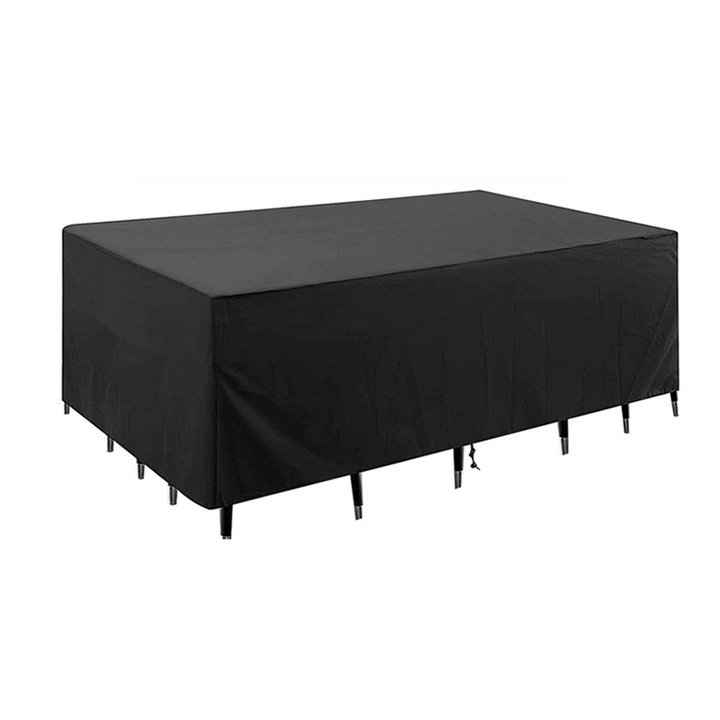 Husa de protectie pentru mobilier de gradina, Gigicial, Oxford 210D, rezistenta UV, pentru masa si scaune