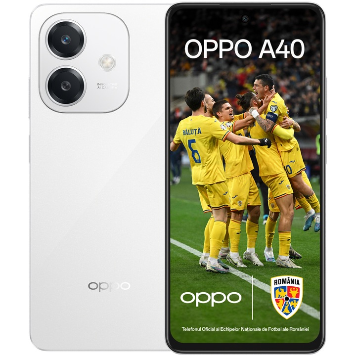 Смартфон OPPO A40M, 256GB, 8GB RAM, 4G, Starlight White
