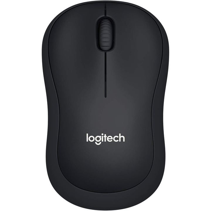 Logitech M220 vezeték nélküli egér, csendes, fekete, kompakt méret