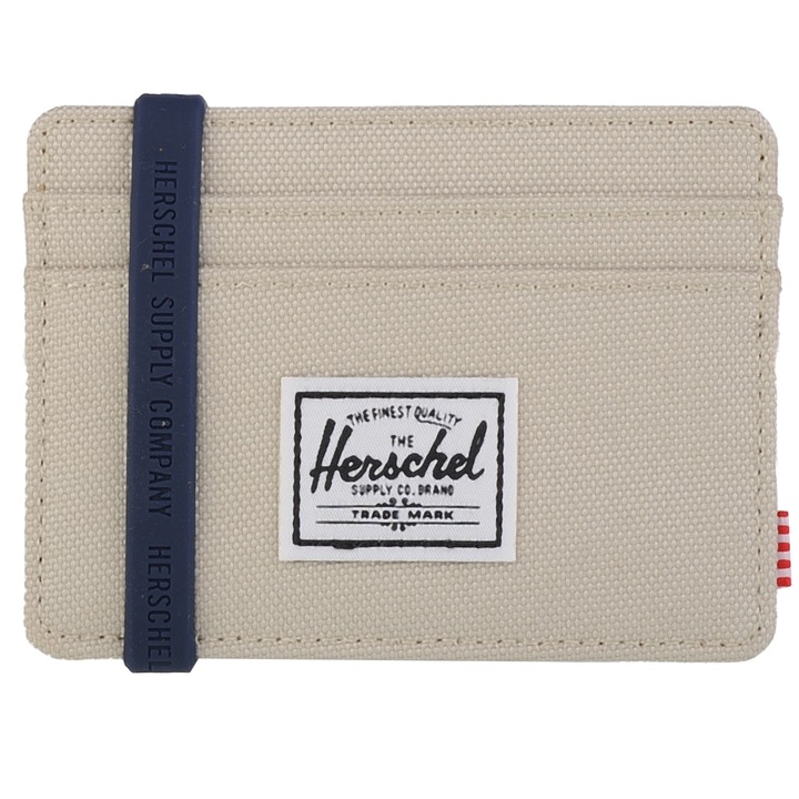 Portofel dama, Herschel Charlie RFID Wallet 10360-05752, Gri, 10 x 8 cm