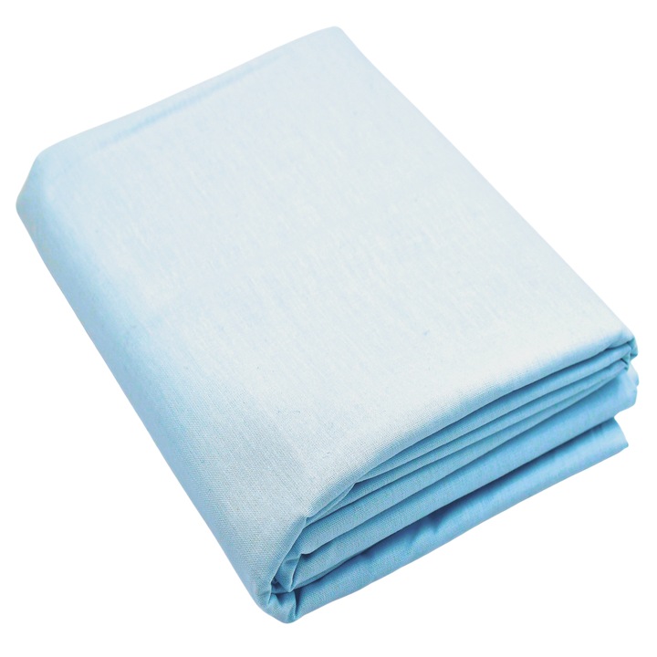 Material bumbac ranforce Oeko-Tex 500 cm x 240 cm bleuciel