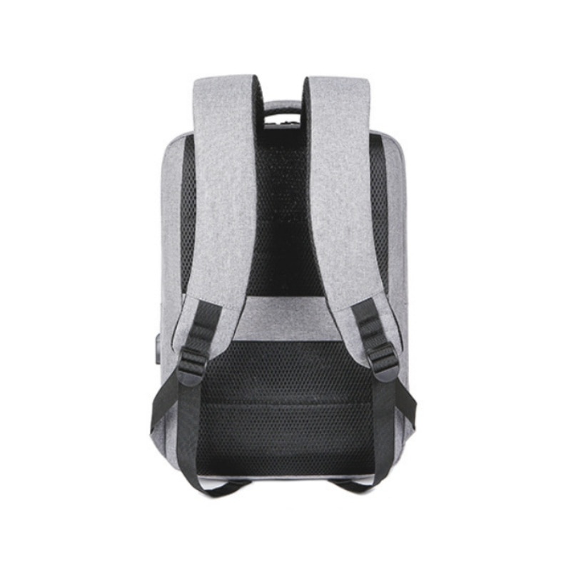 Rucsac, 17.3inch, impermeabil, capacitate mare, compartimente multiple, port de incarcare USB extern, gri