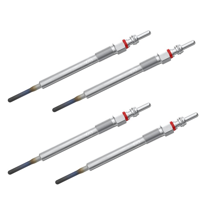 Комплект 4 подгревни свещи Bosch за Alfa Romeo Mito, Chevrolet Aveo, Fiat 500, Doblo, Fiorino, Panda, Punto, Qubo, Ford KA, Lancia Ypsilon, Opel Astra J, Corsa D, Combo, Peugeot Bipper