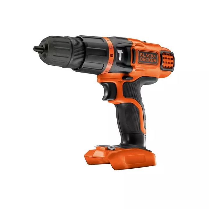 Машина за пробиване и завинтване съвместима с батерия 18 V 1350 rpm Black+Decker BDCH188N-XJ