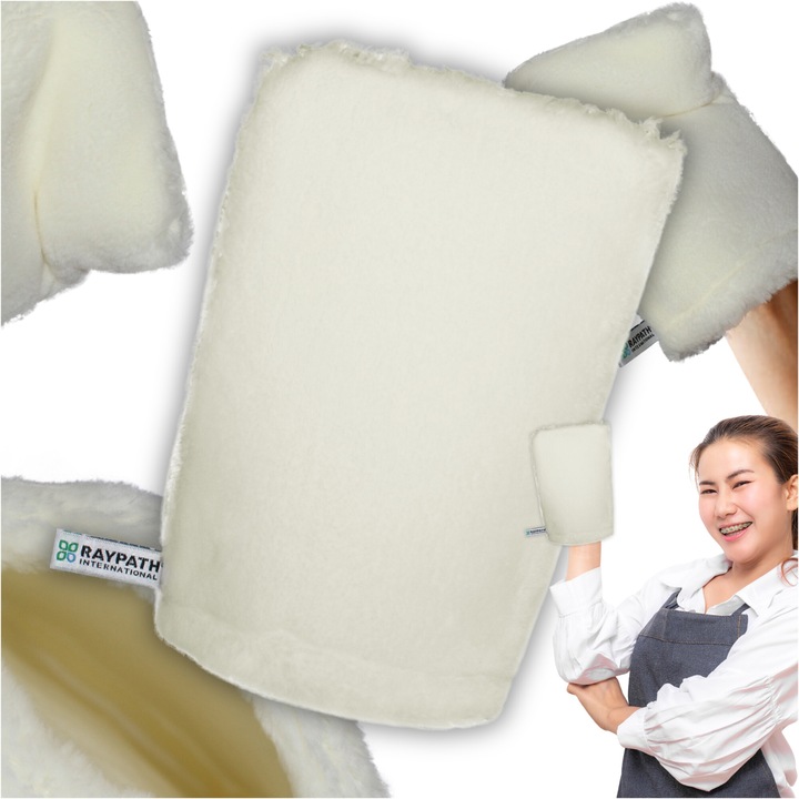 Manusa De Curatare, Raypath, Eco M, Nanosilver, Protectia Sanatatii, Economisire De Bani, 15 x 22 cm, Alb