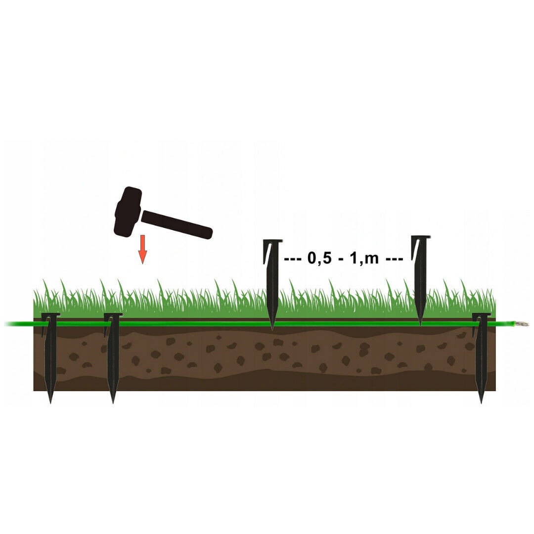 PowerWERK® 100 M Di Cavo Di Limitazione Per Tosaerba, Robot - Foto 10