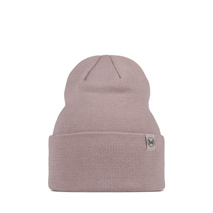 Buff kötött sapka, lilon rózsafa rózsaszín színű, felnőtteknek, univerzális méret