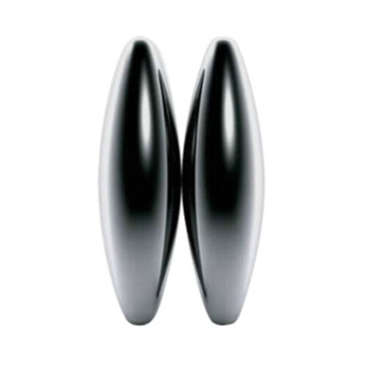 Комплект от 2 антистрес магнитни топки, овален модел, 6 см, черни, Dalimag