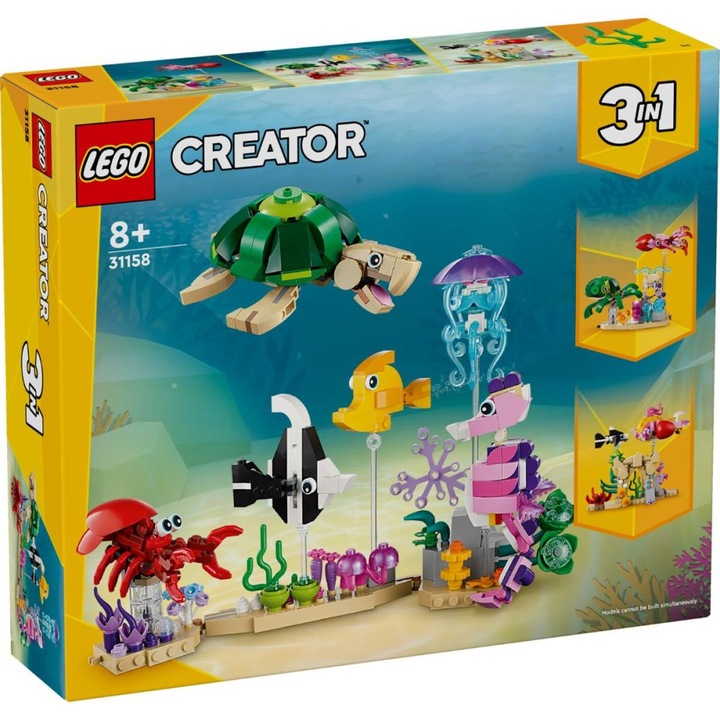 LEGO® Creator - Animale Marine 31158, 421 Piese