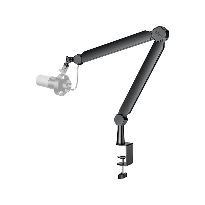 Stativ Fifine BM66 Desktop Boom Microfon Stand, Podcast, Youtuber, Gamer, TikTok