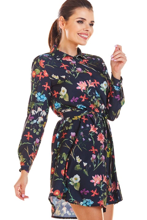 Rochie dama InfiniteYou, Poliester, Bleumarin, Bleumarin