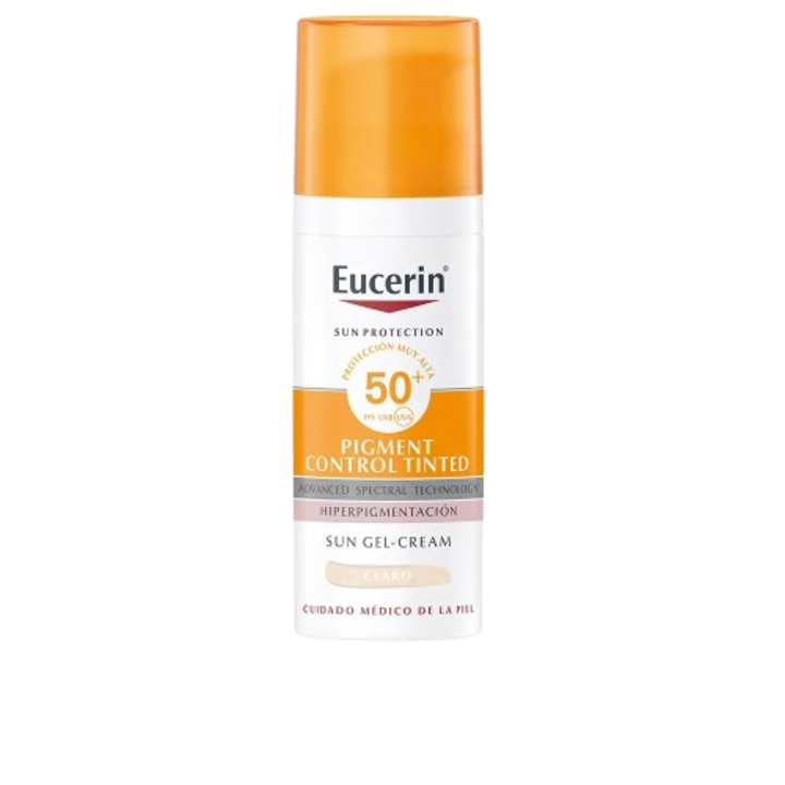 Слънцезащитен продукт, Eucerin, Sun Protection SPF50+, за чувствителна кожа, светъл цвят, 50 ml