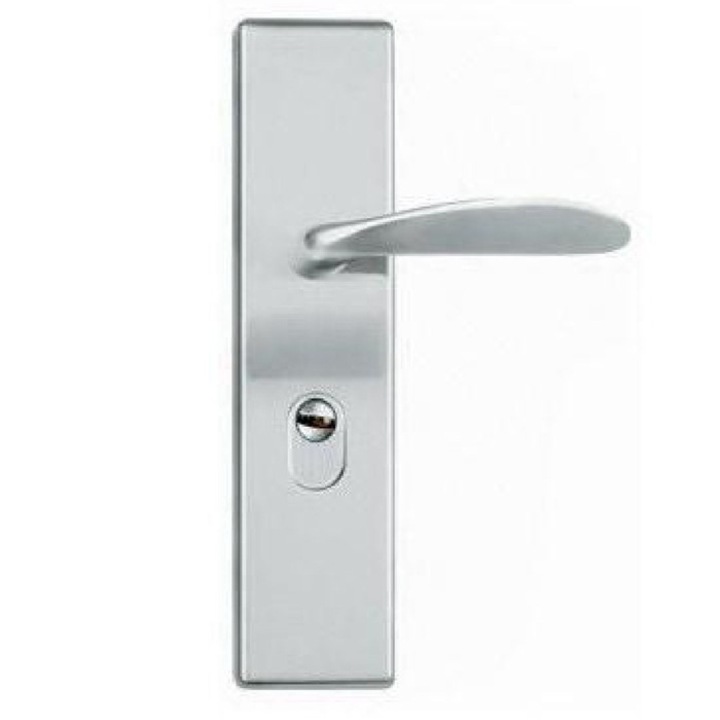 Maner usa metalica interior, cu sild, BestImp Adi, metal, nichelat, 280 x 110 mm