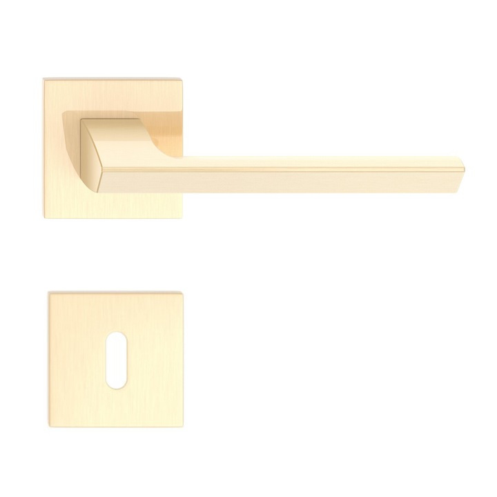 Maner usa model QUANTA FIT auriu satin rozeta cheie