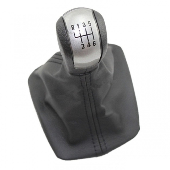 Manson si nuca schimbator MTR, compatibila cu Skoda Octavia II 2004-2012 6 trepte negru