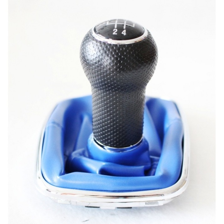 Manson albastru cu nuca schimbator pentru VW Golf 4/Bora cu 5 viteze