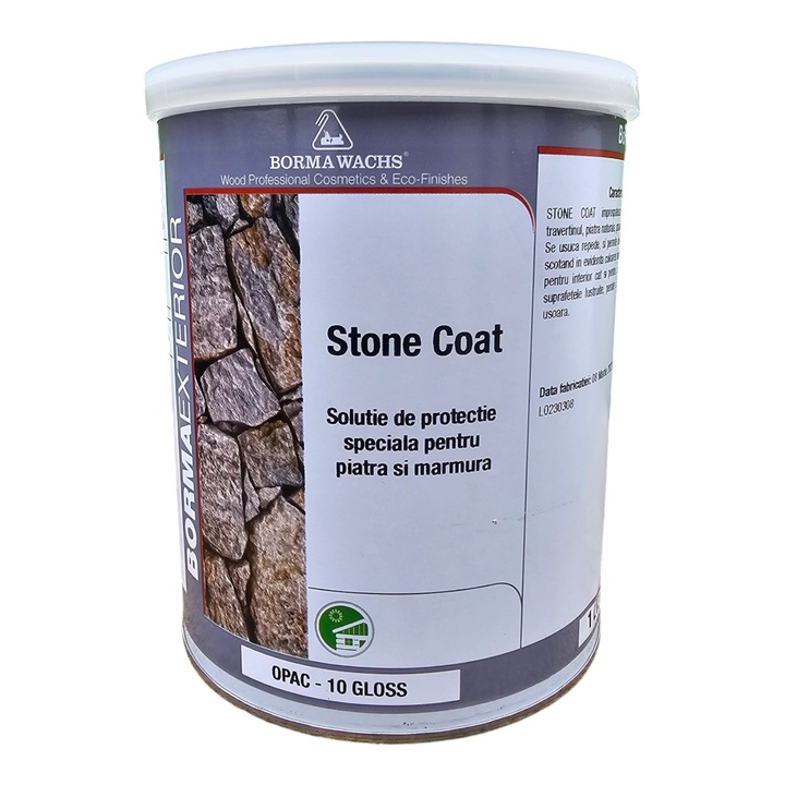 Lac pentru piatra si marmura, aspect mat, BORMA WACHS, Stone Coat, 1 L