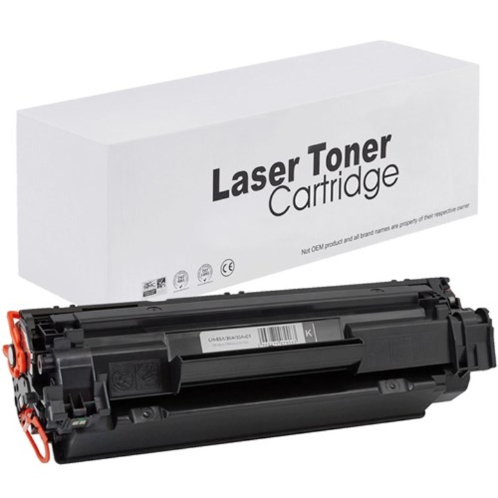 Cartus Toner pentru HP-85A/36A/35A, CE285A / CB436A / CB435A, SmartPrint, negru, 2000 pagini