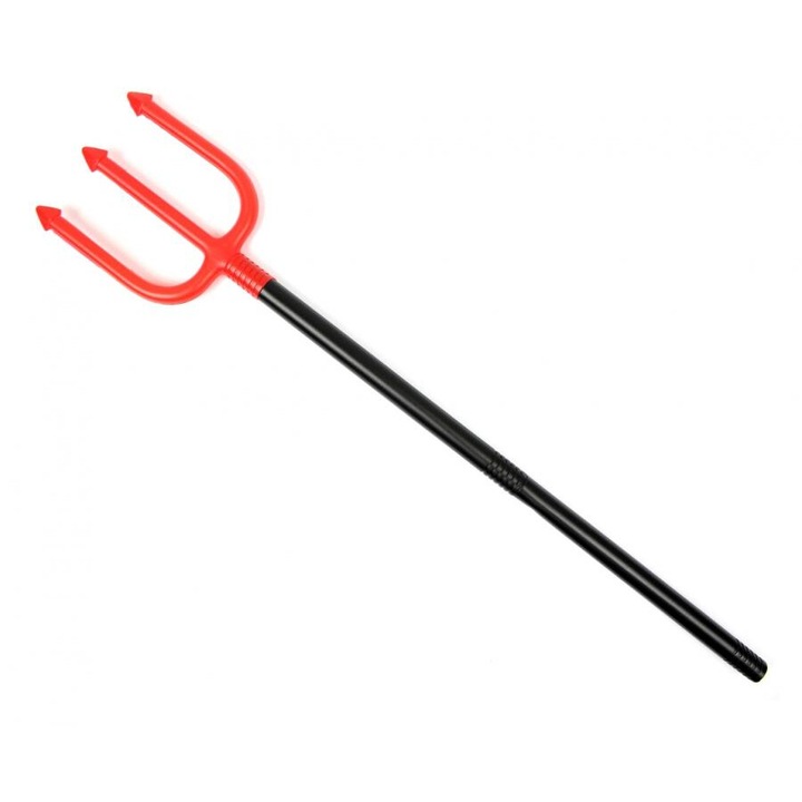 Accesorii pentru petrecere, Godan, Trojzab diabla, 114cm, plastic, 17x18cm