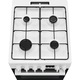 Aragaz Electrolux LKK560232W, Mixt, 4 arzatoare, Aprindere integrata, SteamBake, AirFry, Timer electronic, Grill, 50 cm, Clasa A, Alb