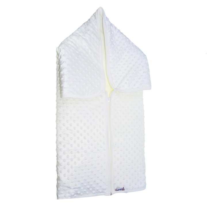 Кош за бебе тип подложка за повиване 88 х 88 см Mini Junior PRTB-MJ3, Крем